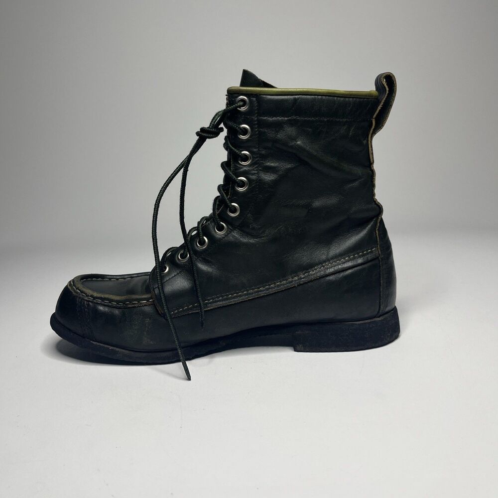 Vintage Browning Women's Lady's Featherweights Black Leather Boots 9A - Picture 5 of 16